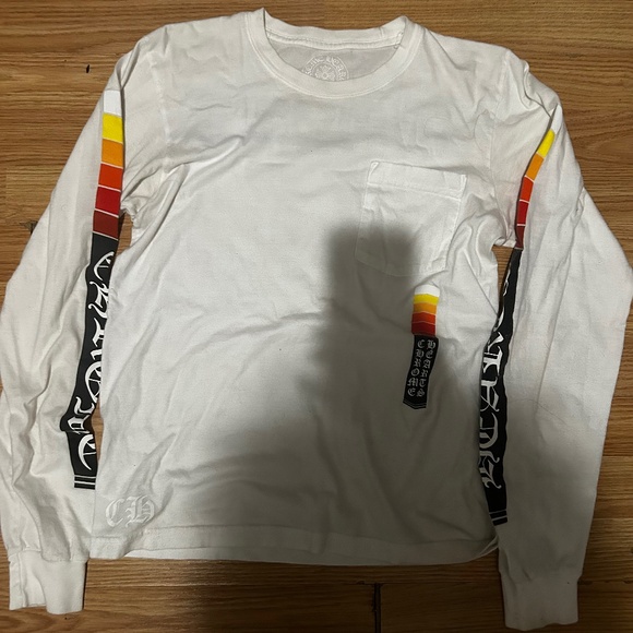 White chrome hearts long sleeves